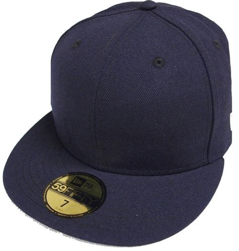 new era cap navy blue|new era blank 59fifty fitted hat navy.